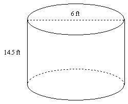 Find the volume of the cylinder. Use 3.14 for π. Round your answer to the nearest-example-1