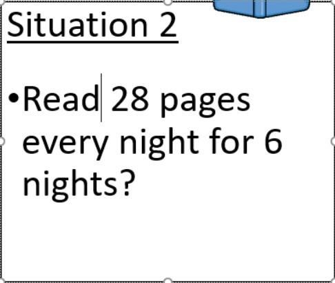 How many pages will you have read after the 6 nights-example-1