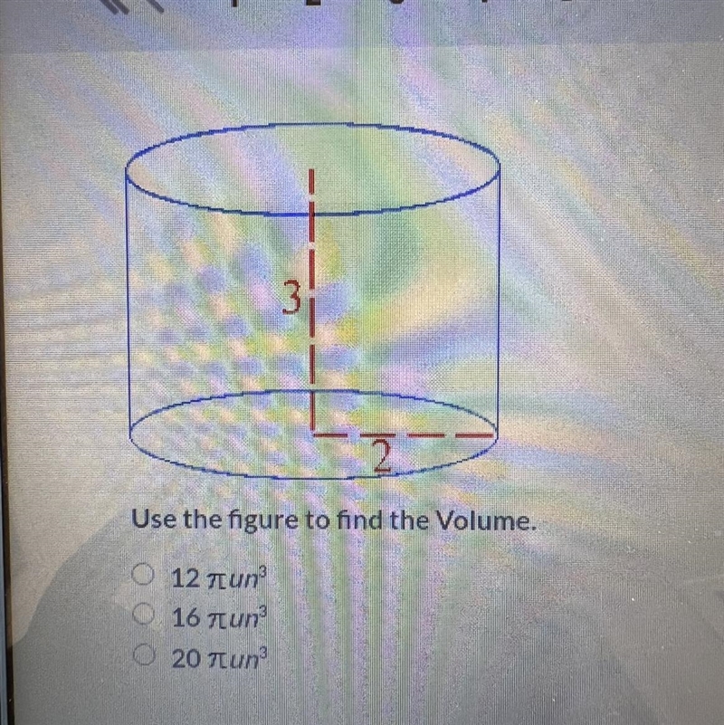 Use the figure to find the Volume-example-1