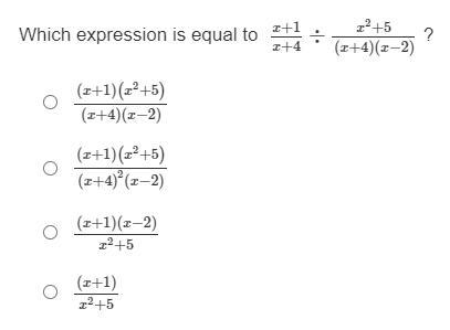 Which expression is equal to-example-1