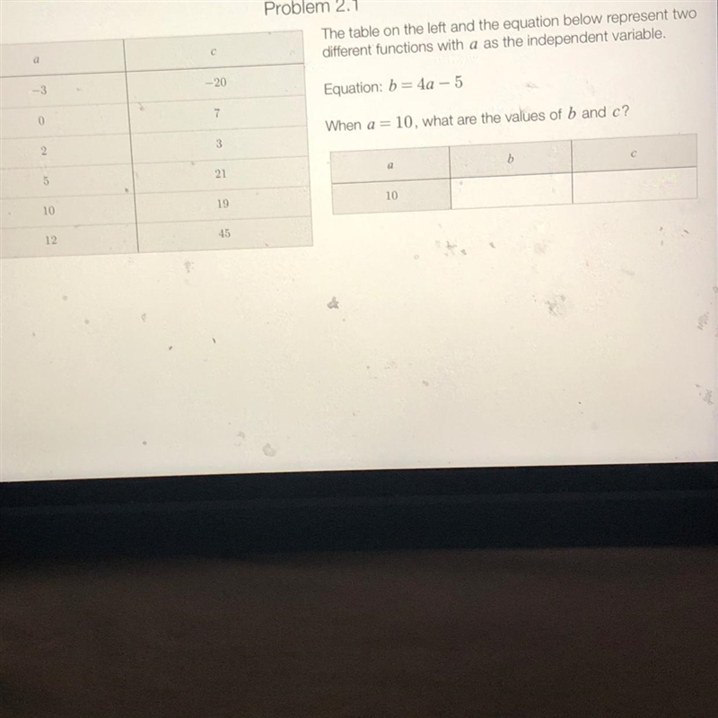 What are the values of b and c?-example-1