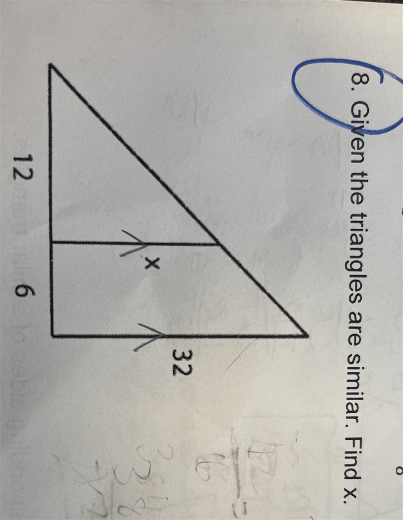 Need help finding x please-example-1