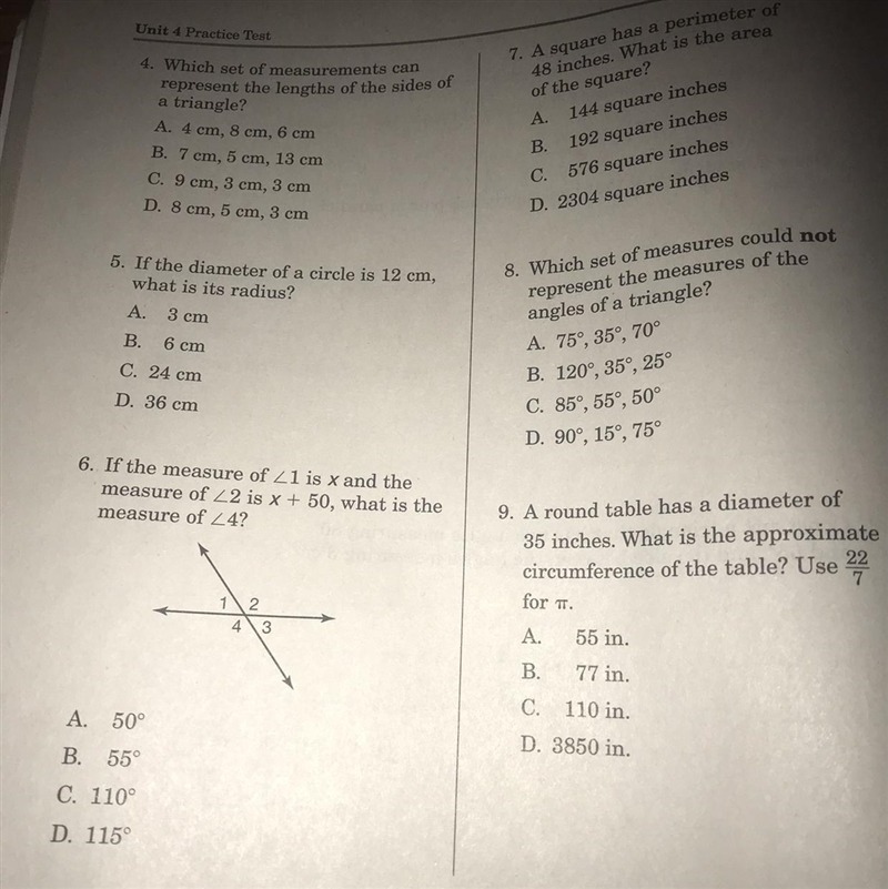 Answer number 4 please-example-1