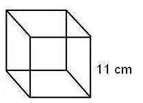 Find the surface area of the cube shown below. A. 66 cm2 B. 121 cm2 C. 726 cm2 D. 1,331 cm-example-1