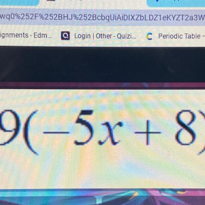 9(-5x+8) help Plss …-example-1