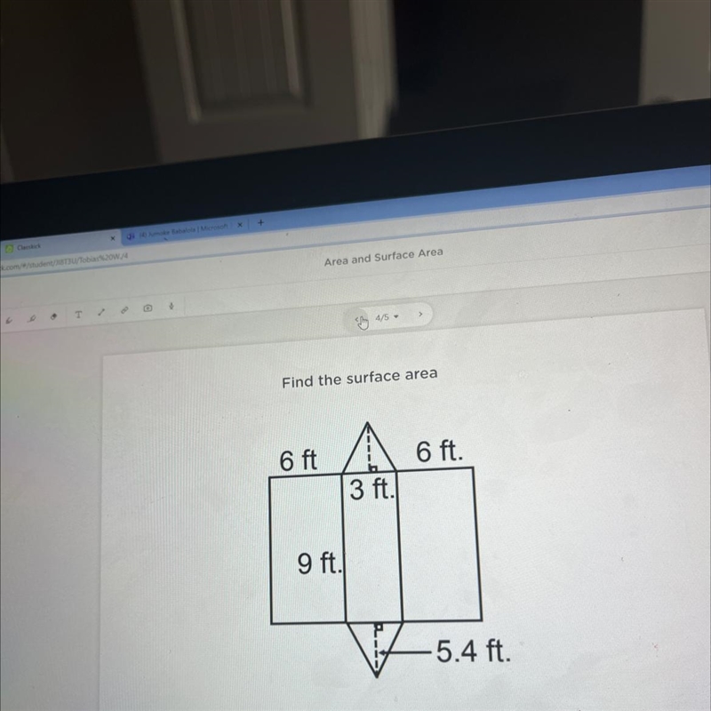 Surface area of this shape please(step by step if you can)-example-1