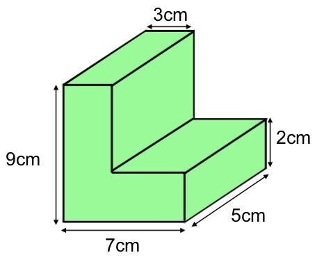 Work out the volume of this prism.-example-1