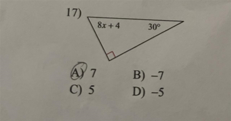 I need help solving for x. I think I got the answer but I’m not sure.-example-1