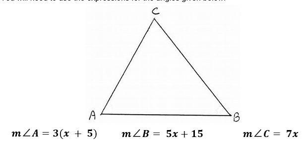 Part A) Identify the angle relationship and setup your equation with the given expressions-example-1