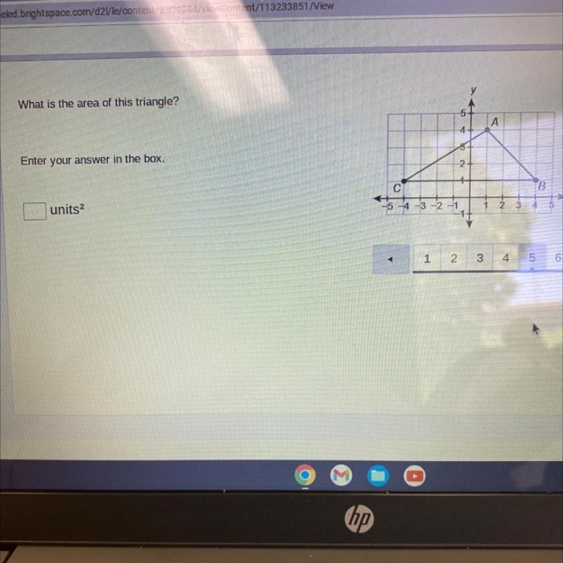 What is the area of this triangle?-example-1