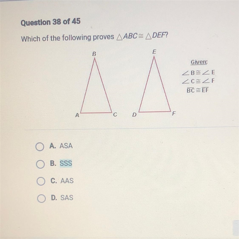 Which of the following proves ABC= DEF?-example-1