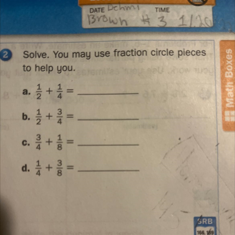 Solve you may use fraction circle pieces to help you you don’t really have to use-example-1