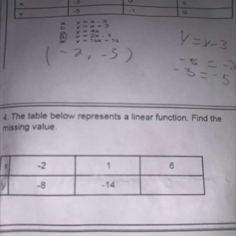 Find the missing value, answer and explain-example-1