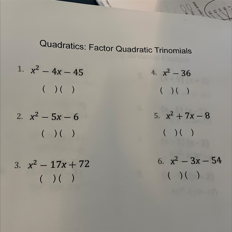 Factor quadratic trinomials-example-1