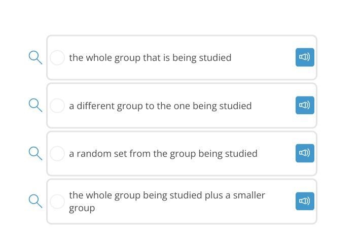 When collecting data, what is a sample? Thank you for helping.-example-1