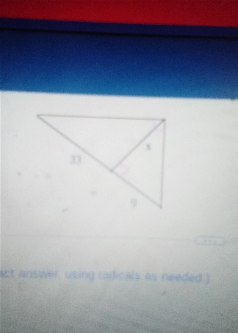 Solve for x using the figure to the right​-example-1