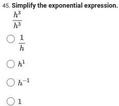 Simplify the exponential expression.-example-1