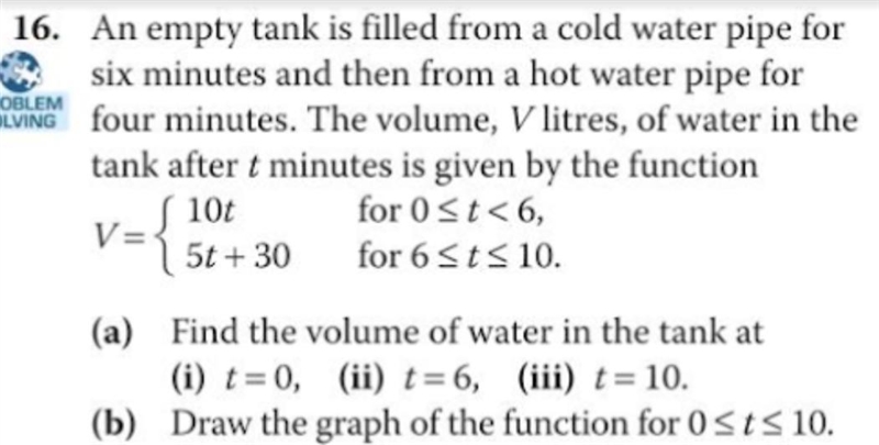 An empty tank is filled from a cold water pipe for six minutes and then from a hot-example-1