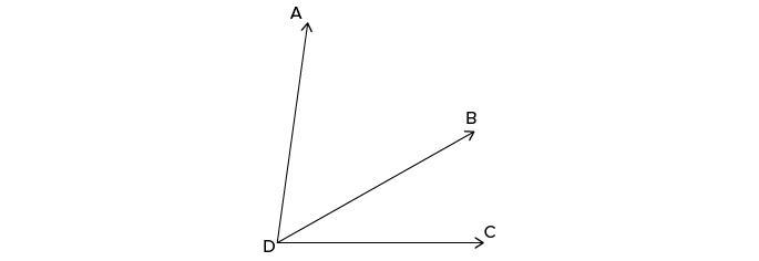 In the given figure, find m∠BDC, given that m∠ADB = 53° and m∠ADC = 82°. An angle-example-1