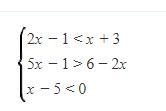 Solve the system of inequalities-example-1