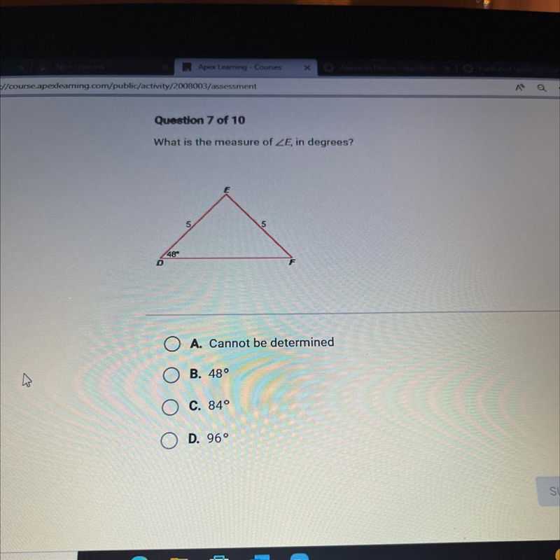 What is the measure of-example-1