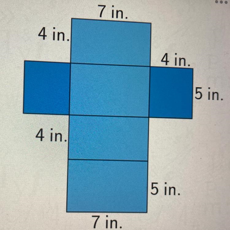 Surface area of a rectangle prism net-example-1