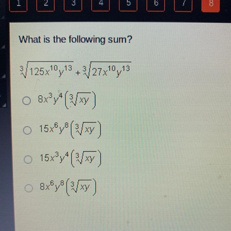 What is the following sum?-example-1