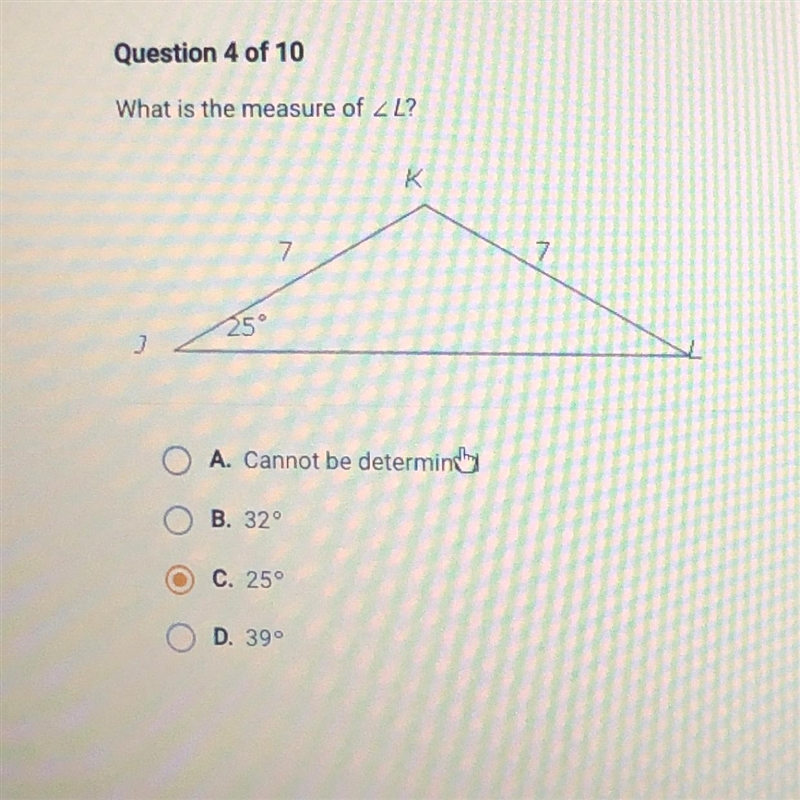 What is the measure of ZL?-example-1