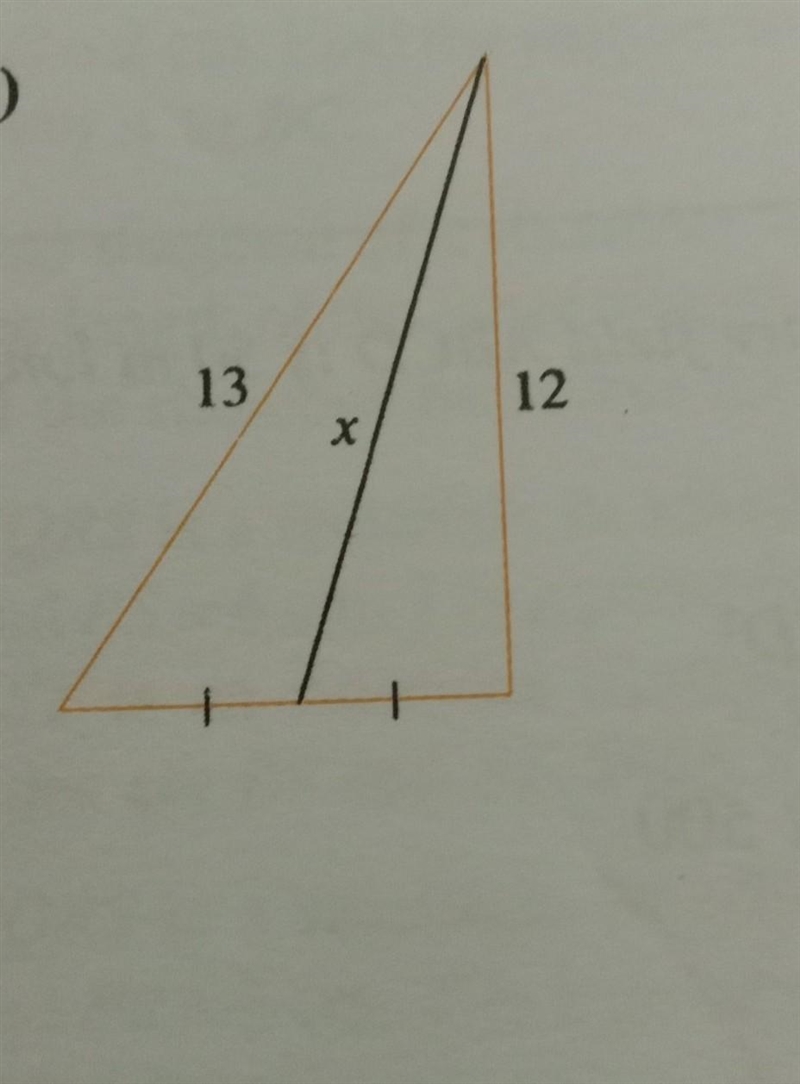 Calculate the value of x in each case ​-example-1