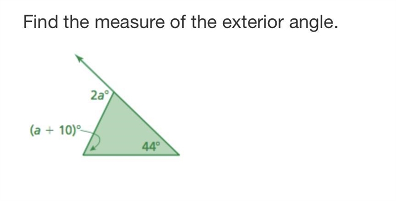 Measure exterior angle 50 points-example-1