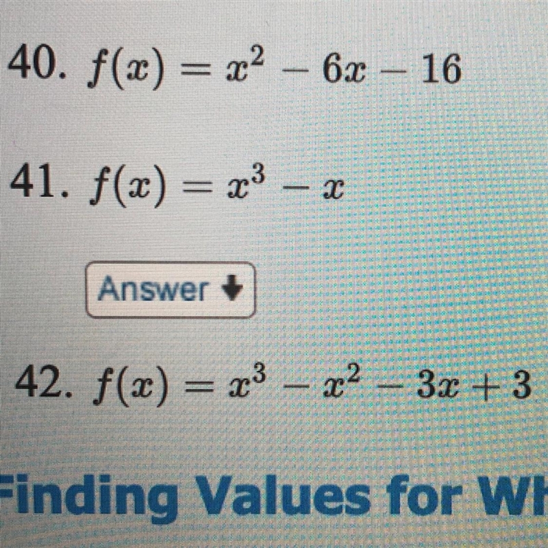 The question asks to find all real values of x for which f(x)=0.-example-1