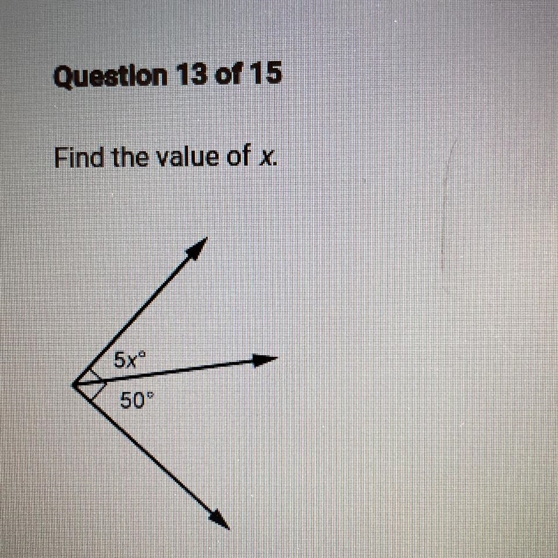 HELL WYUICKYL PELASE JM BEGGING YOU OLEASEE Find the value of x. A. 8 B. 40 C. 10 D-example-1