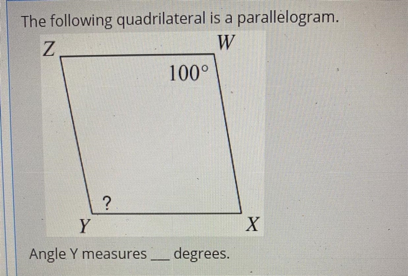 Angle Y measures___degrees.-example-1