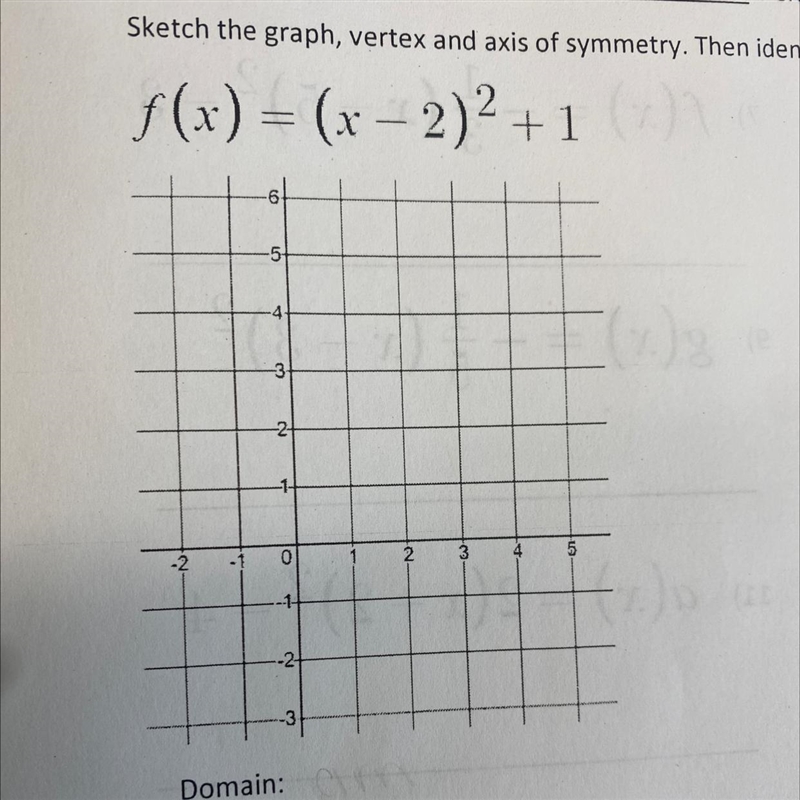 I need help finding the domain and range!! -Algebra-example-1