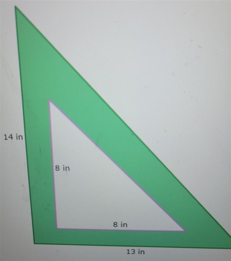 What is the area of the shaded region?​-example-1