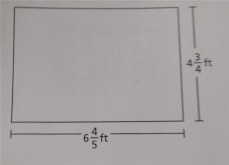 What is the area, in square feet, of the rectangle shown below?​-example-1