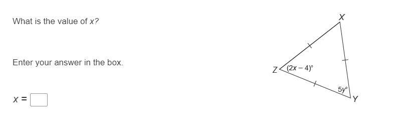 What is the value of x? Enter your answer in the box. x = ___-example-1