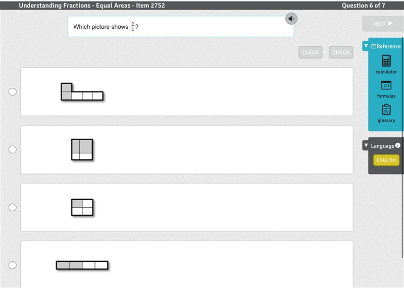 Which picture shows 2/4?-example-1