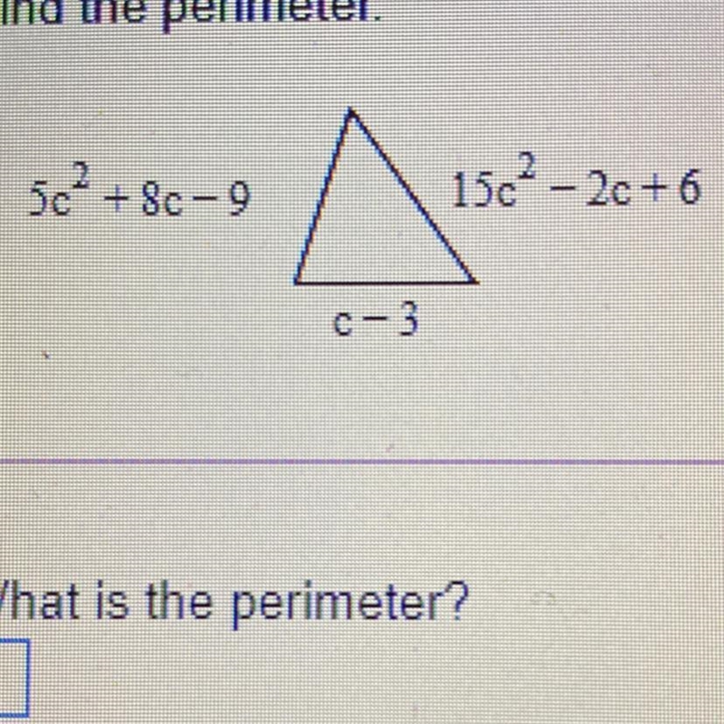 Find the perimeter. Simplify your answer.-example-1