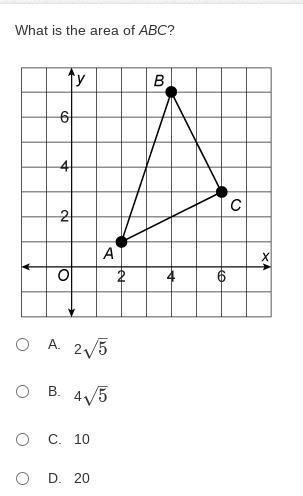 What is the area of ABC?-example-1