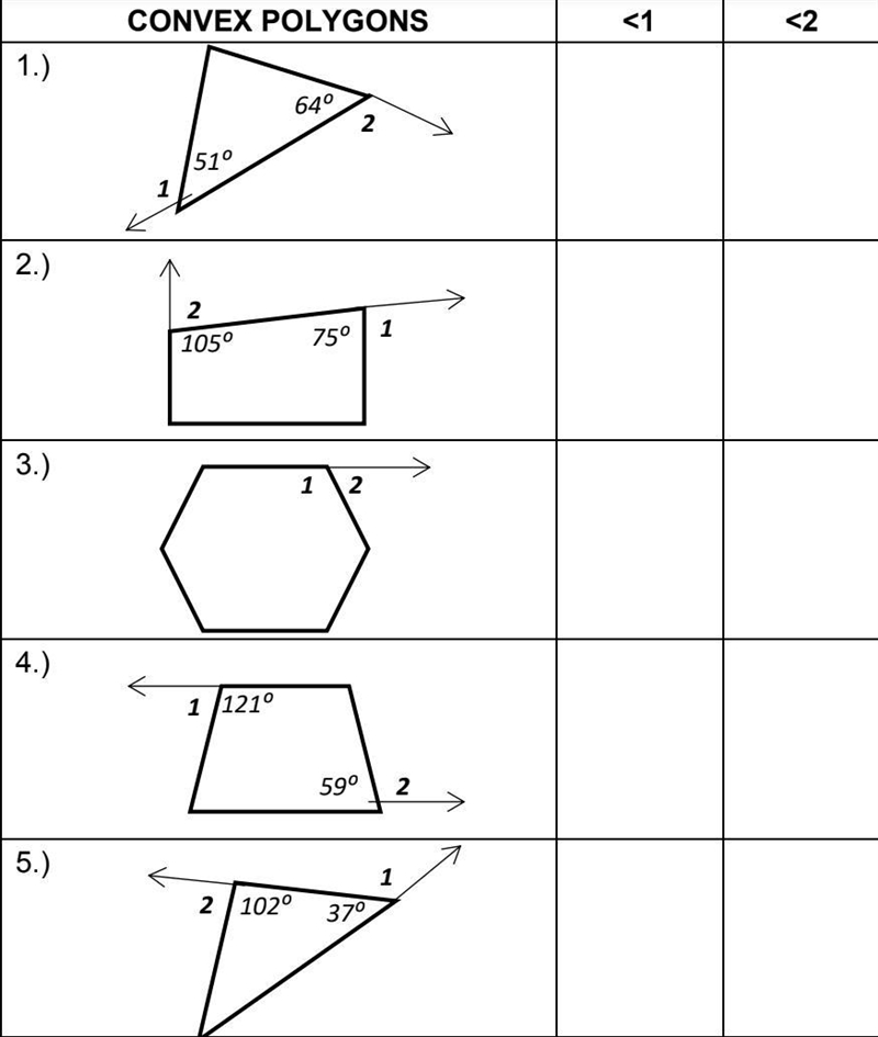 Find the measurement of the missing angles.-example-1