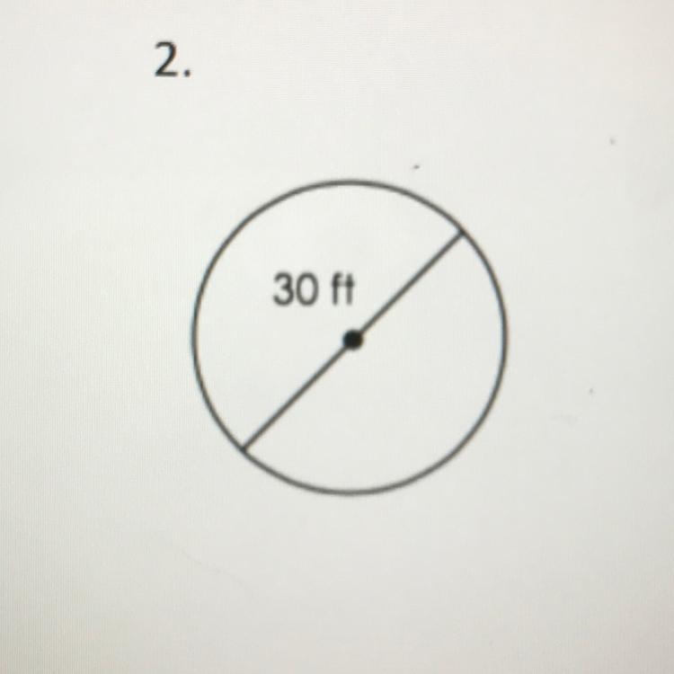 Calculate the area each circle below. #2-example-1