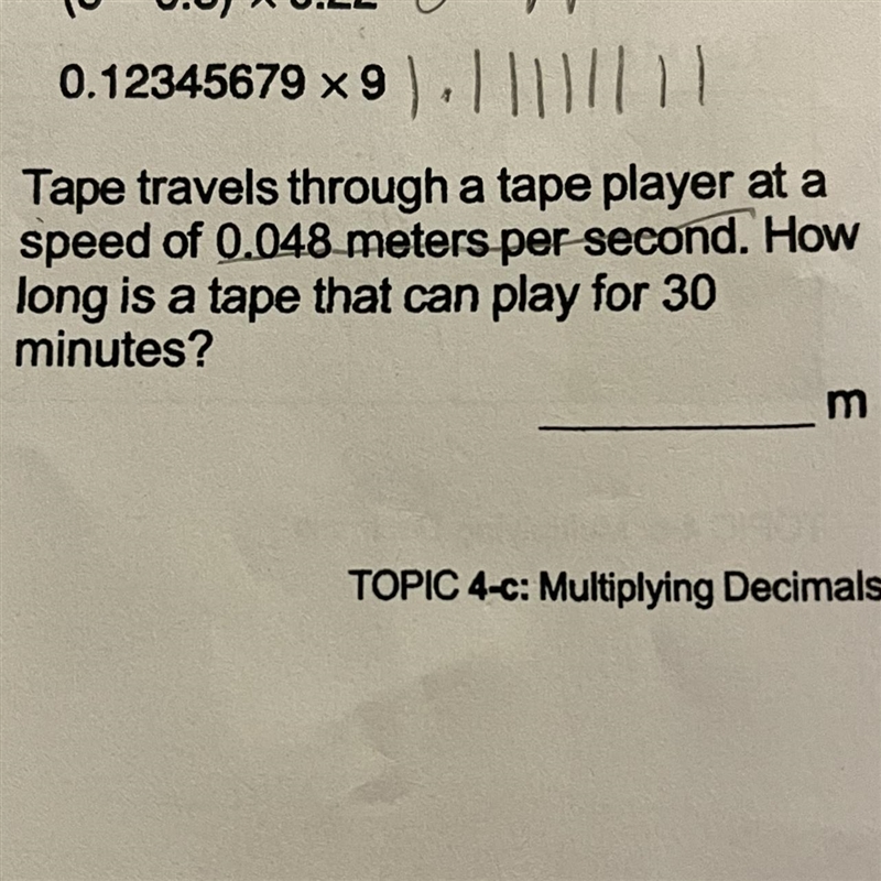 How long is the tape for 30 mins-example-1