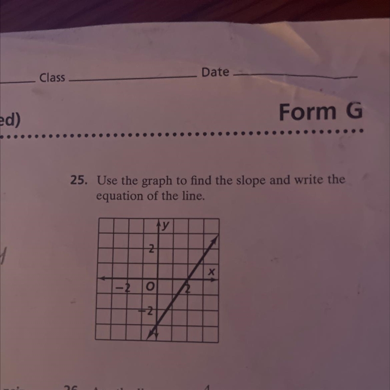 Use the graph to find the slope and write the equation of the line.-example-1