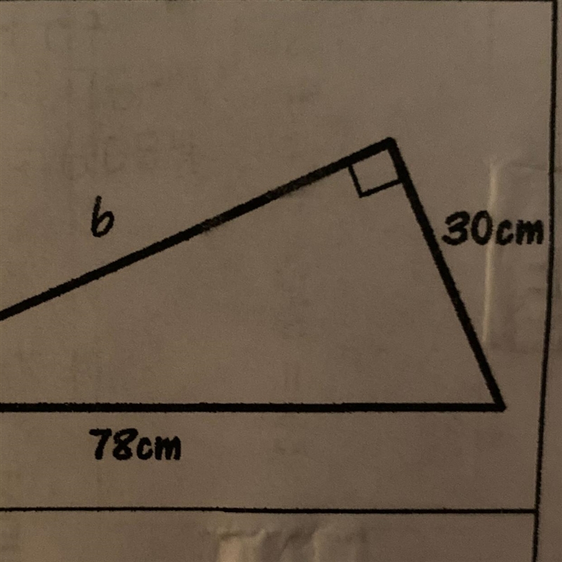 Can Someone Solve This By Using The Formula a^2+b^2=c^2-example-1