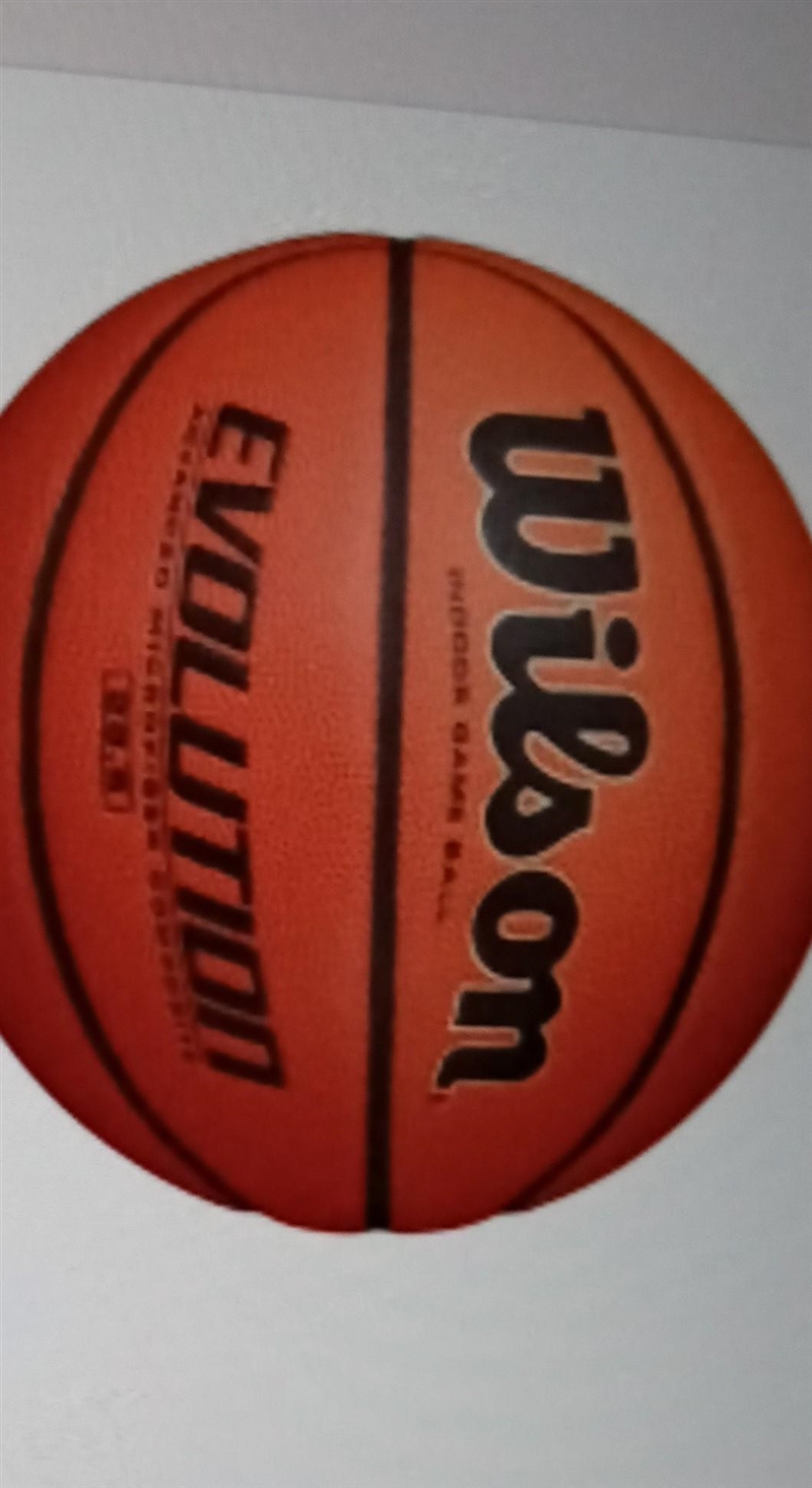 An official lady's basketball has a circumference of 28.5 inches. How much volume-example-1