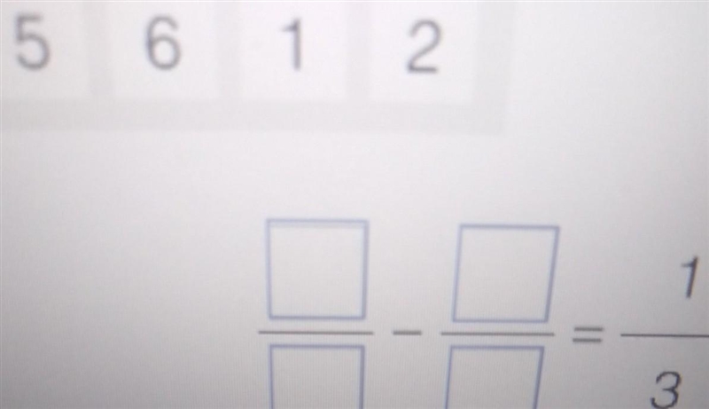 Find two fractions with a difference of 1/3 but with neither denominator equal to-example-1