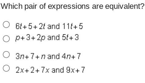 Which pair of expressions are equivalent?-example-1