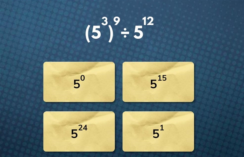 Which expression is equivalent to the expression shown below?-example-1