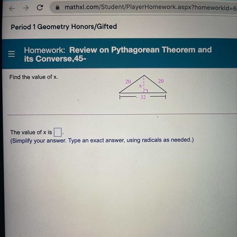 Find the value of x. PLS HELP ASAP!!!!!-example-1